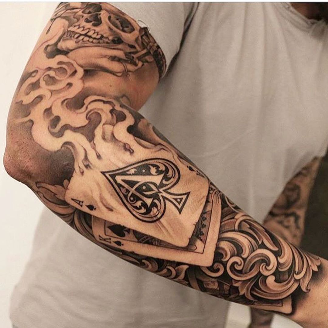 10 Stunning Men's Forearm Half Sleeve Tattoos