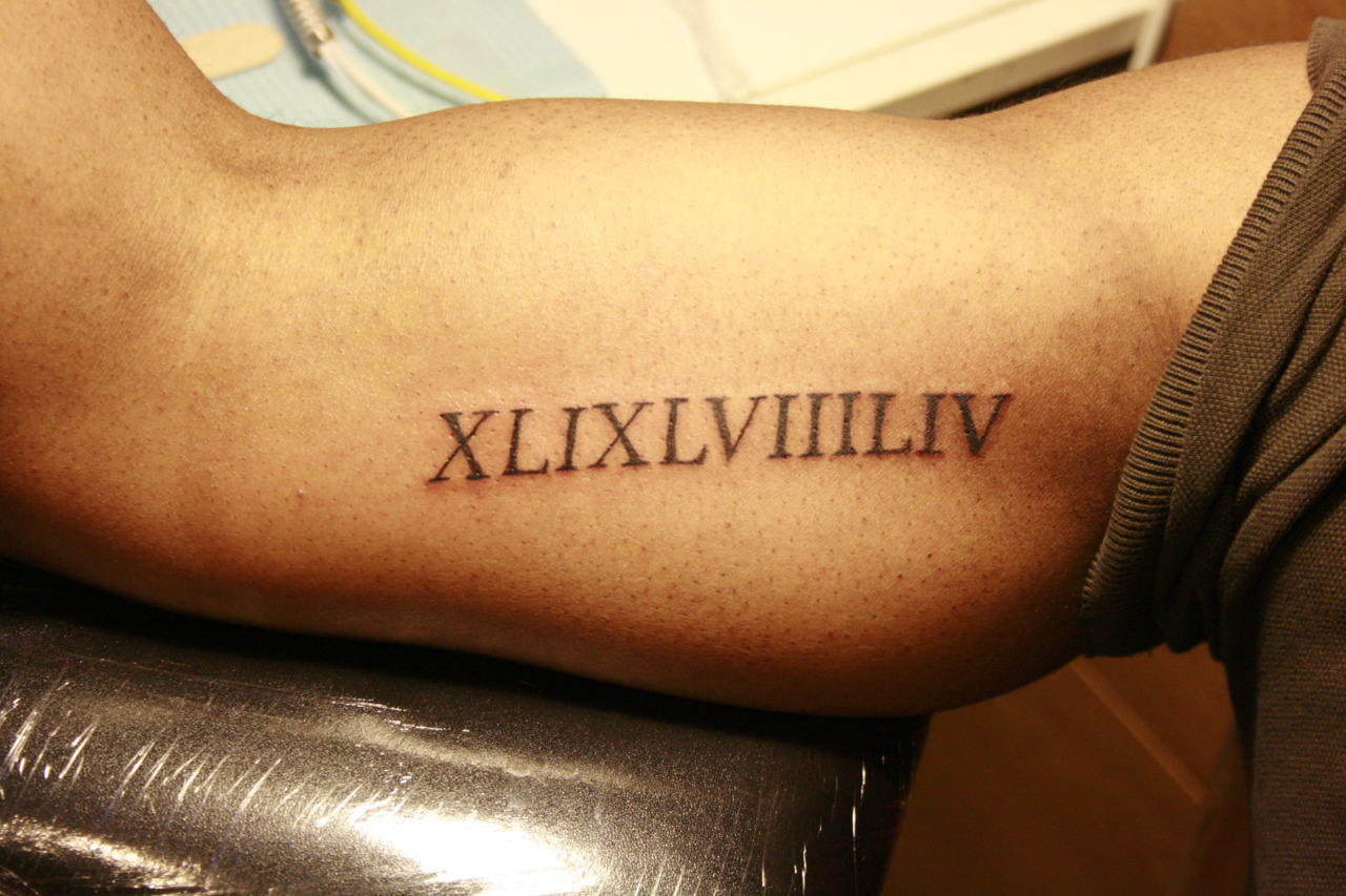 Roman Numeral Tattoo Ideas for Men: Timeless Elegance