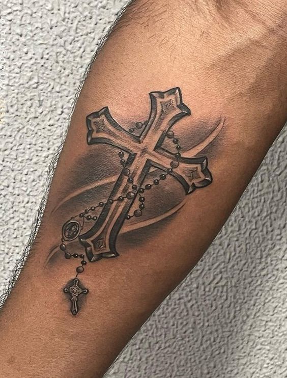 Men S Cross Tattoos 18 Ideas Symbolism And Design Fall Update 2024