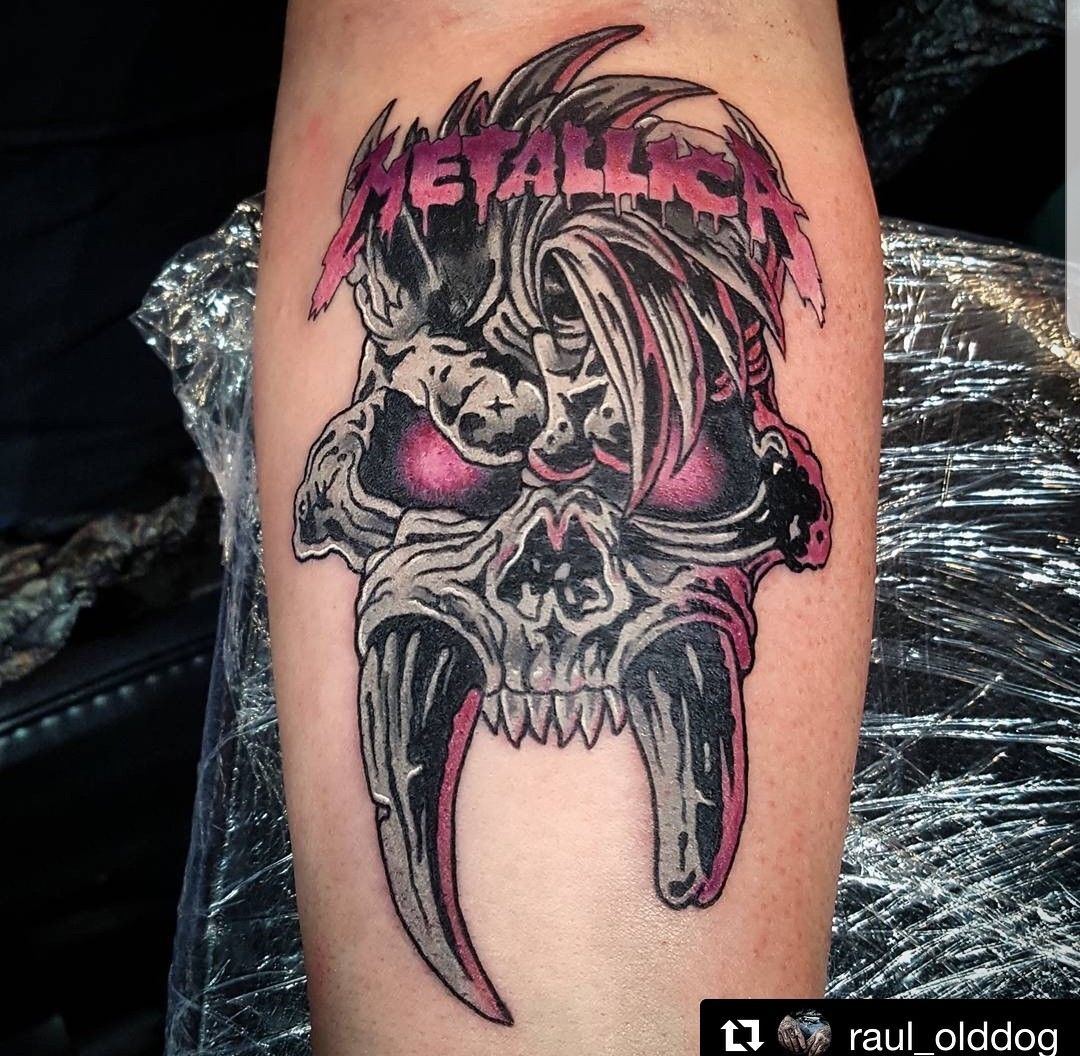 Metallica Tattoo Metallica Tattoo Metal Tattoo Sleeve Tattoos