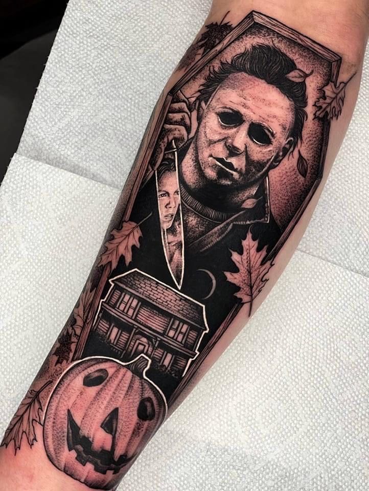 Michael Myers Tattoos Dark Side With Iconic Horror Ink