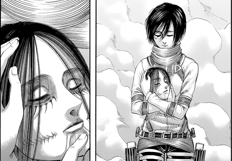 5 Shocking Moments: Mikasa Holding Eren's Head