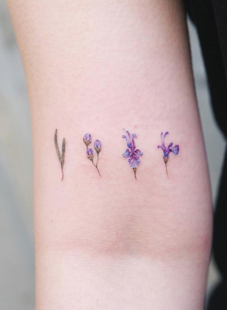 Minimalist Flower Tattoos According To Your Personality Oh My God