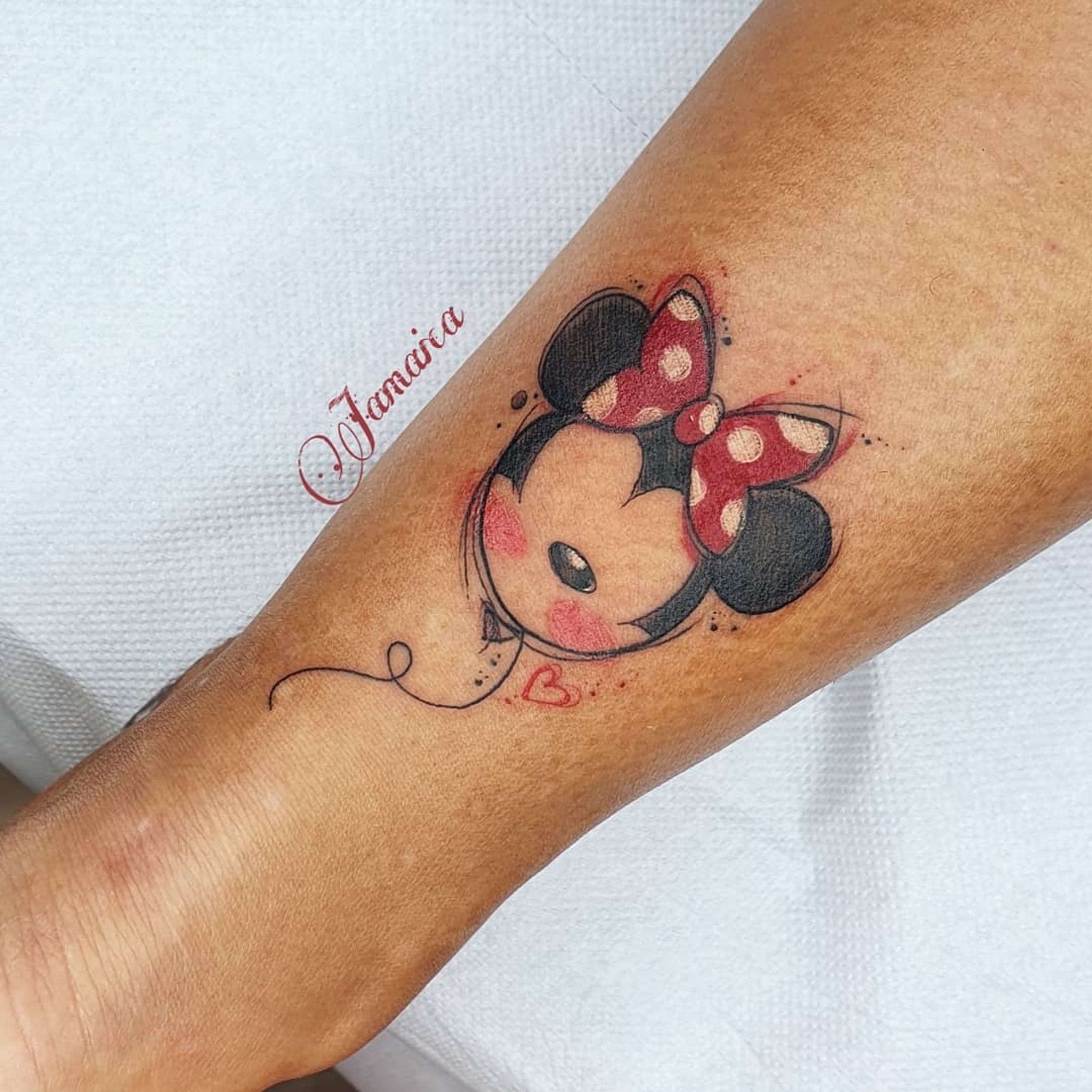 Minnie Mouse Tattoo Tatuajes Pinterest Tatuajes Parejas De Disney Y Tatuajes Disney