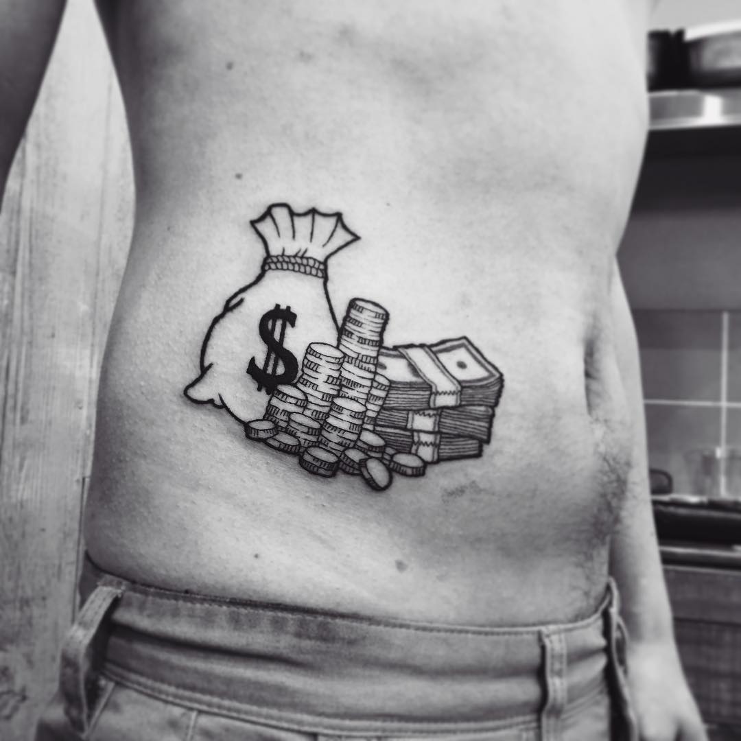 Money Sign Tattoo Designs