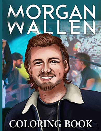 Morgan Wallen Coloring Book Morgan Wallen Beautiful Simple Designs Coloring Books For Adults