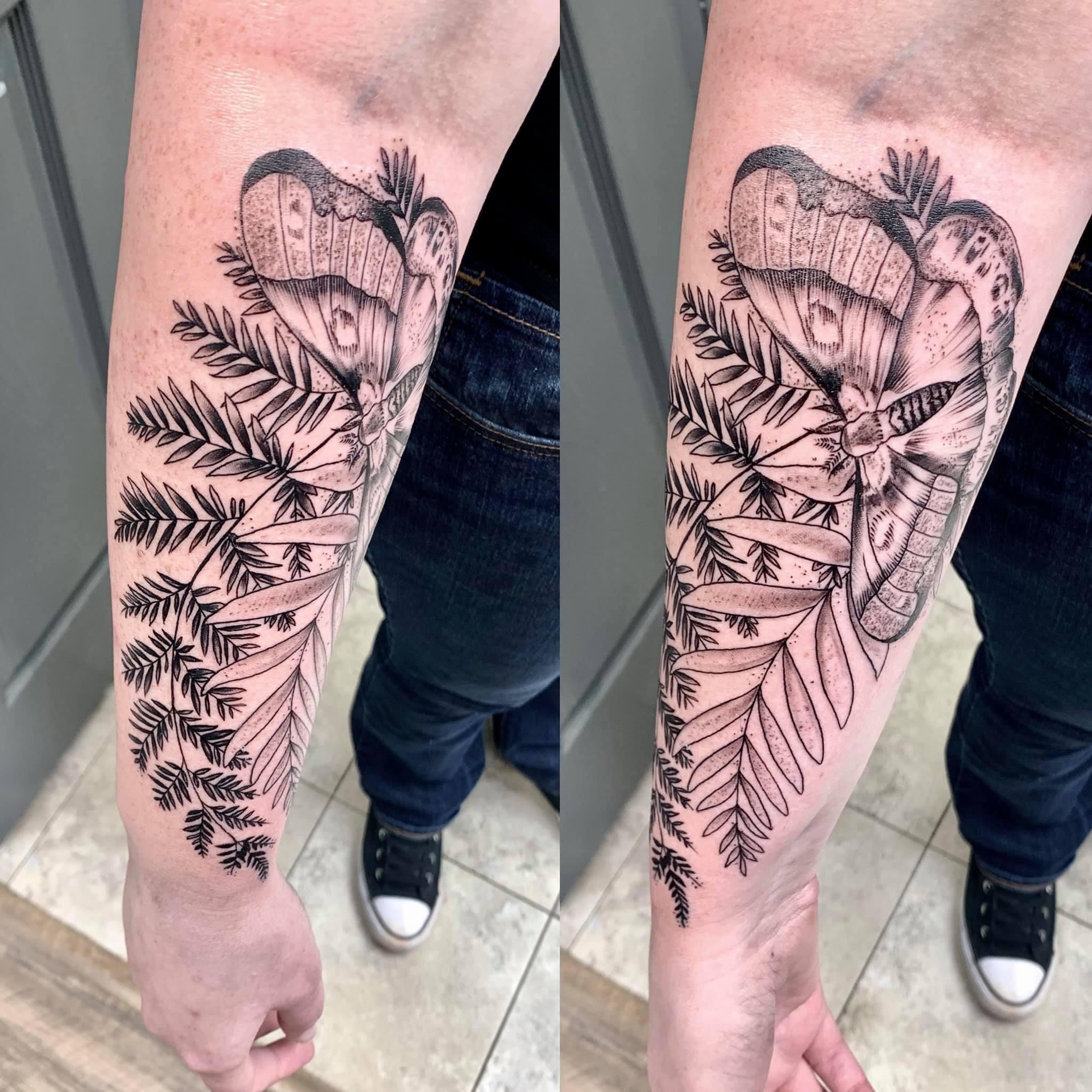 Moth And Ferns By Cody Dillow At Caspian In Lynchburg Va A