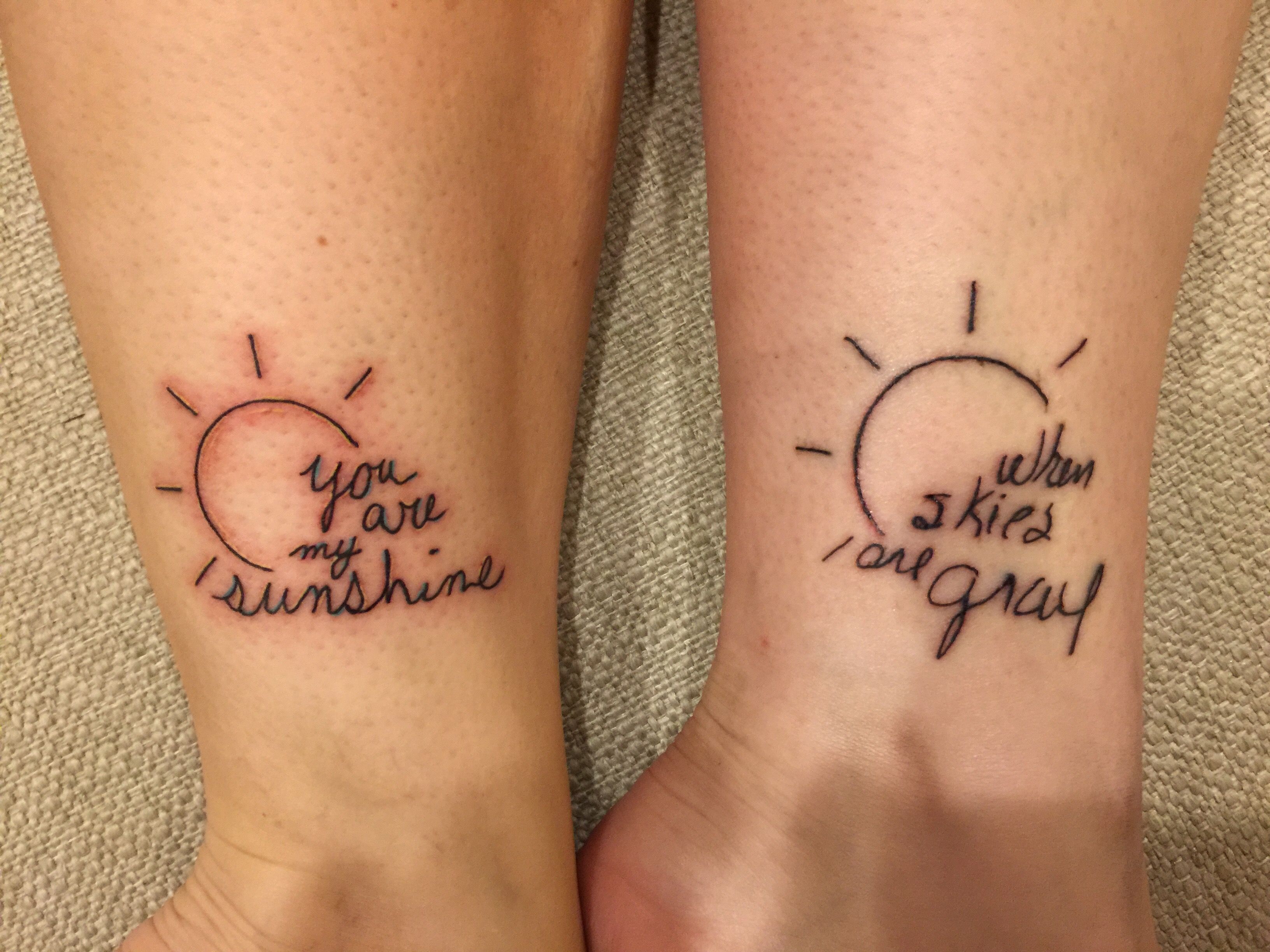 Mother Daughter Tattoos In Each Other S Handwriting You Are My