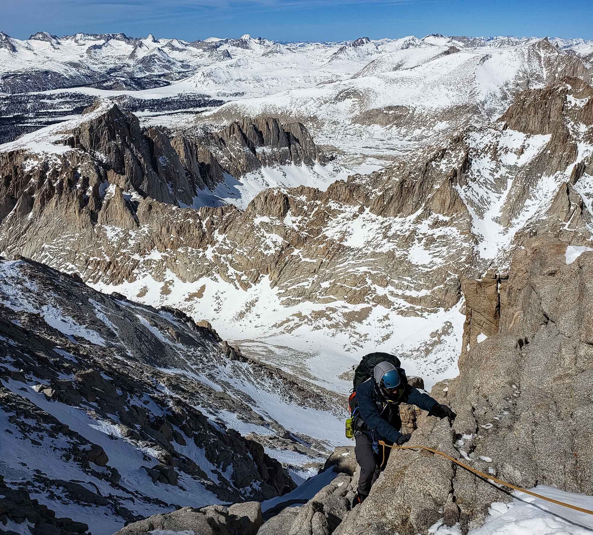 Mount Whitney Winter Climb Mountaineers Route International Alpine