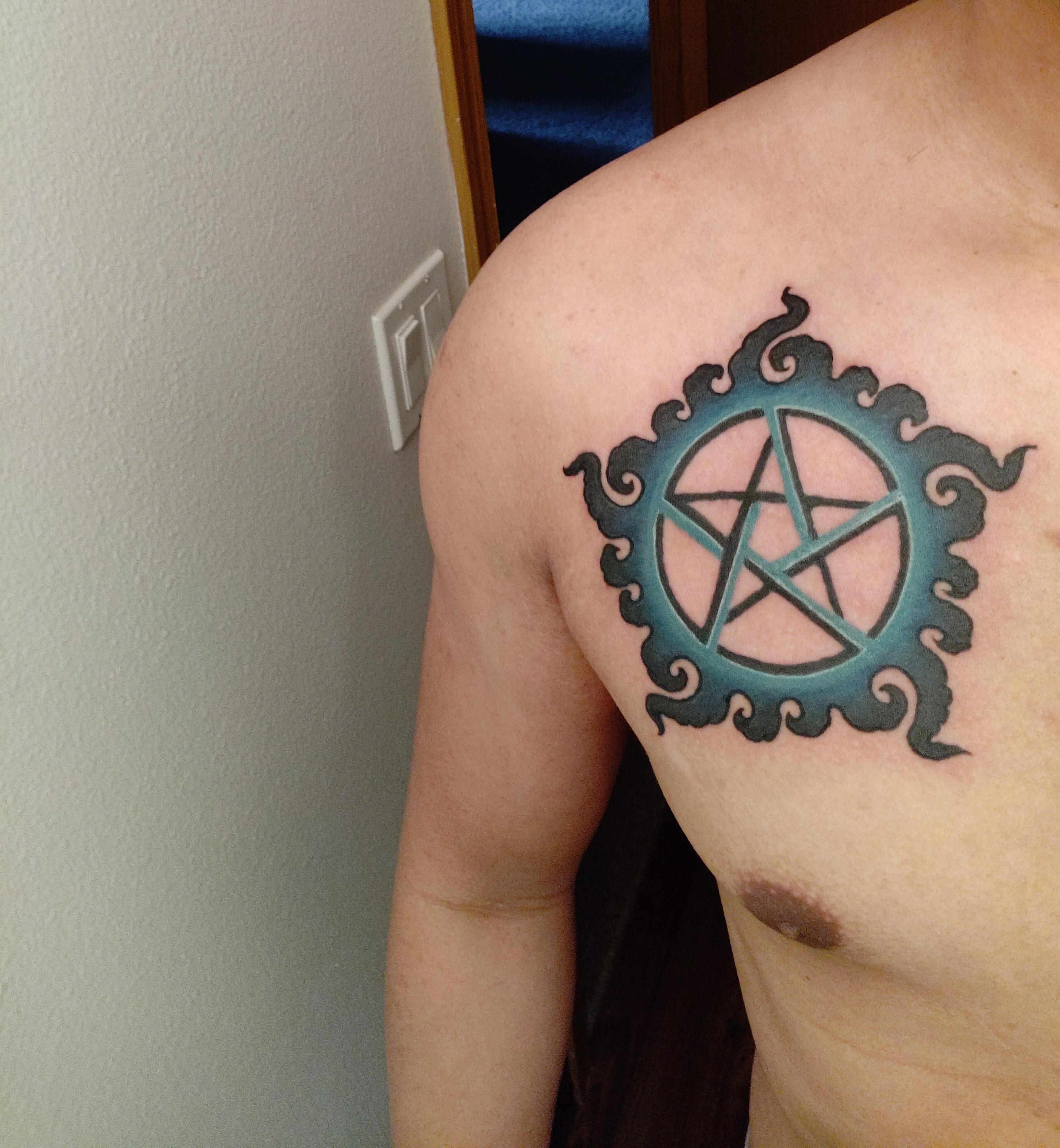 My First Tattoo Put My Own Spin On The Anti Demon Possession Symbol Supernatural