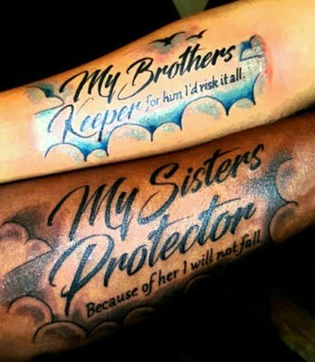 My Sisters Protector Tattoo: A Symbol of Strength