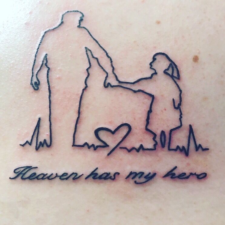 My Tattoo I M Memory Of My Grandad My Hero Remembrance Tattoos Tattoos For Daughters Cute