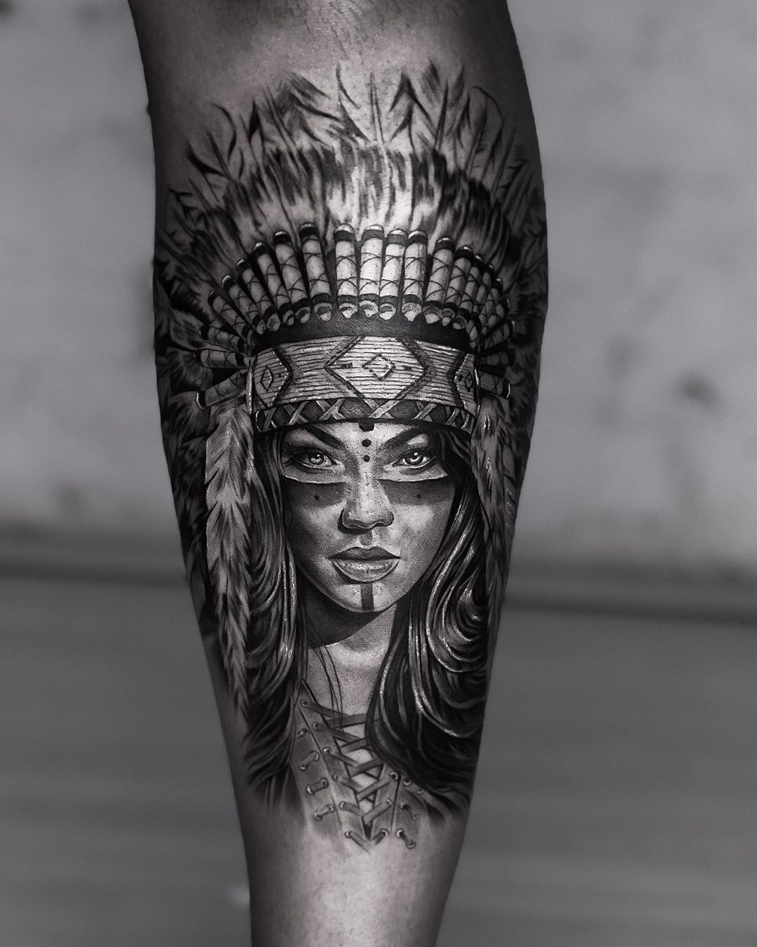 Native American Animal Headdress Tattoo Wiki Tattoo