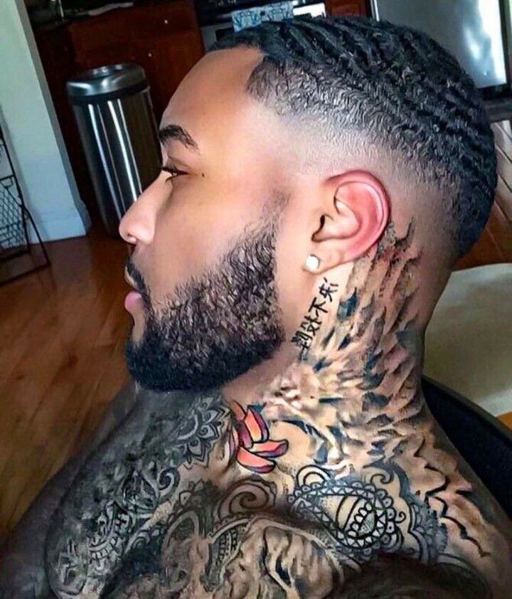 Neck Tattoos for Black Men: Designs and Trends