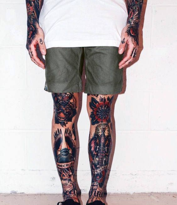 New Banger For The American Traditional Leg Sleeve From Matthew