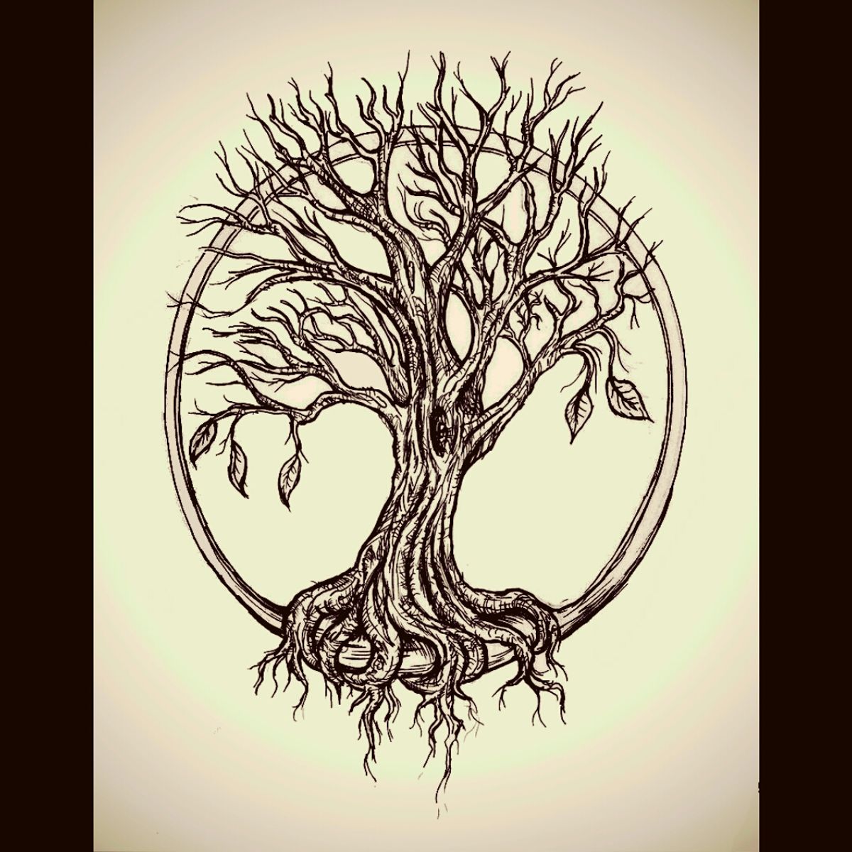 Nordic Tree of Life Tattoo Design Inspiration