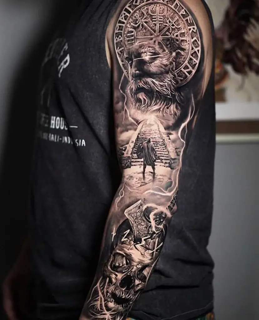 Norse Sleeve Tattoos