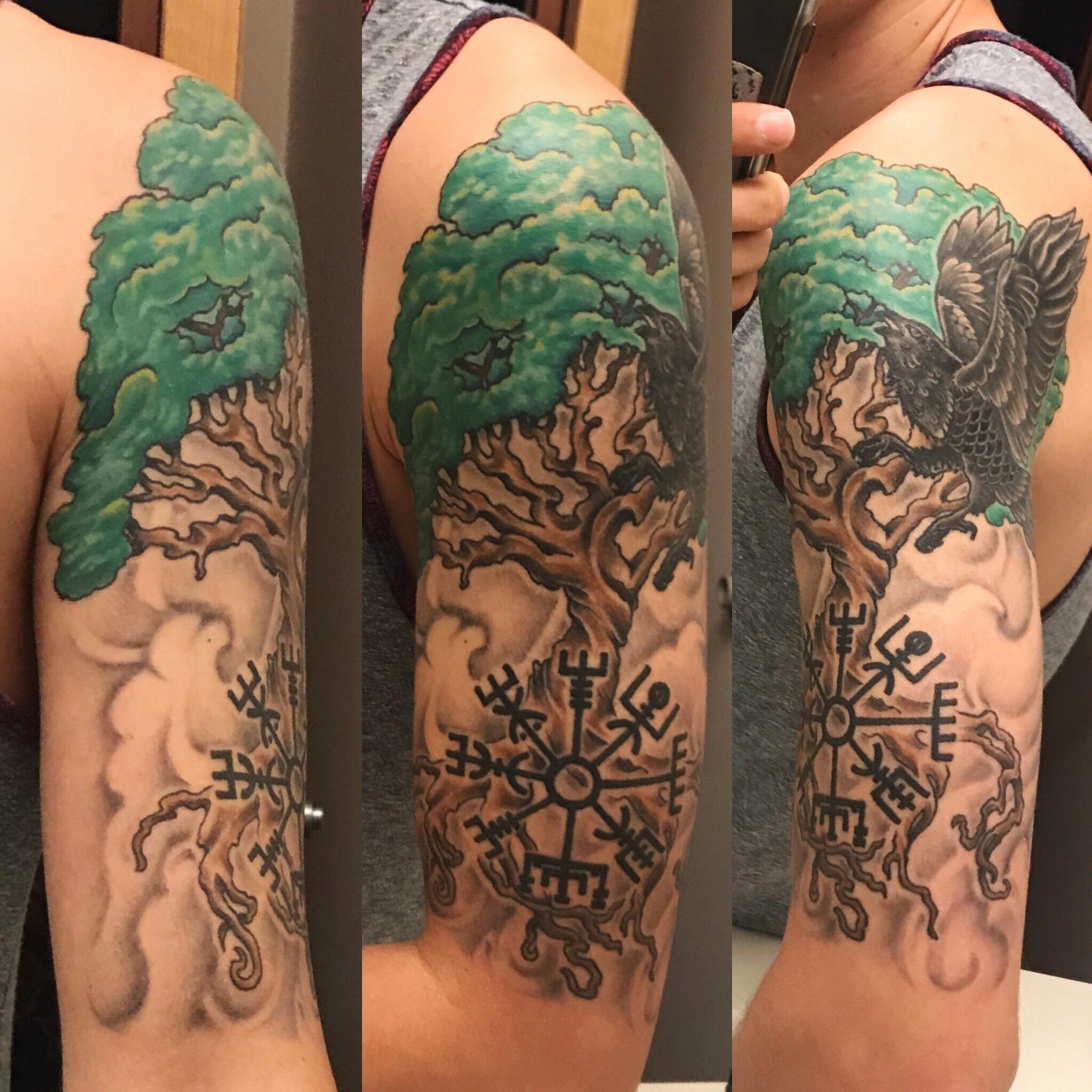 Norse World Tree Tattoo