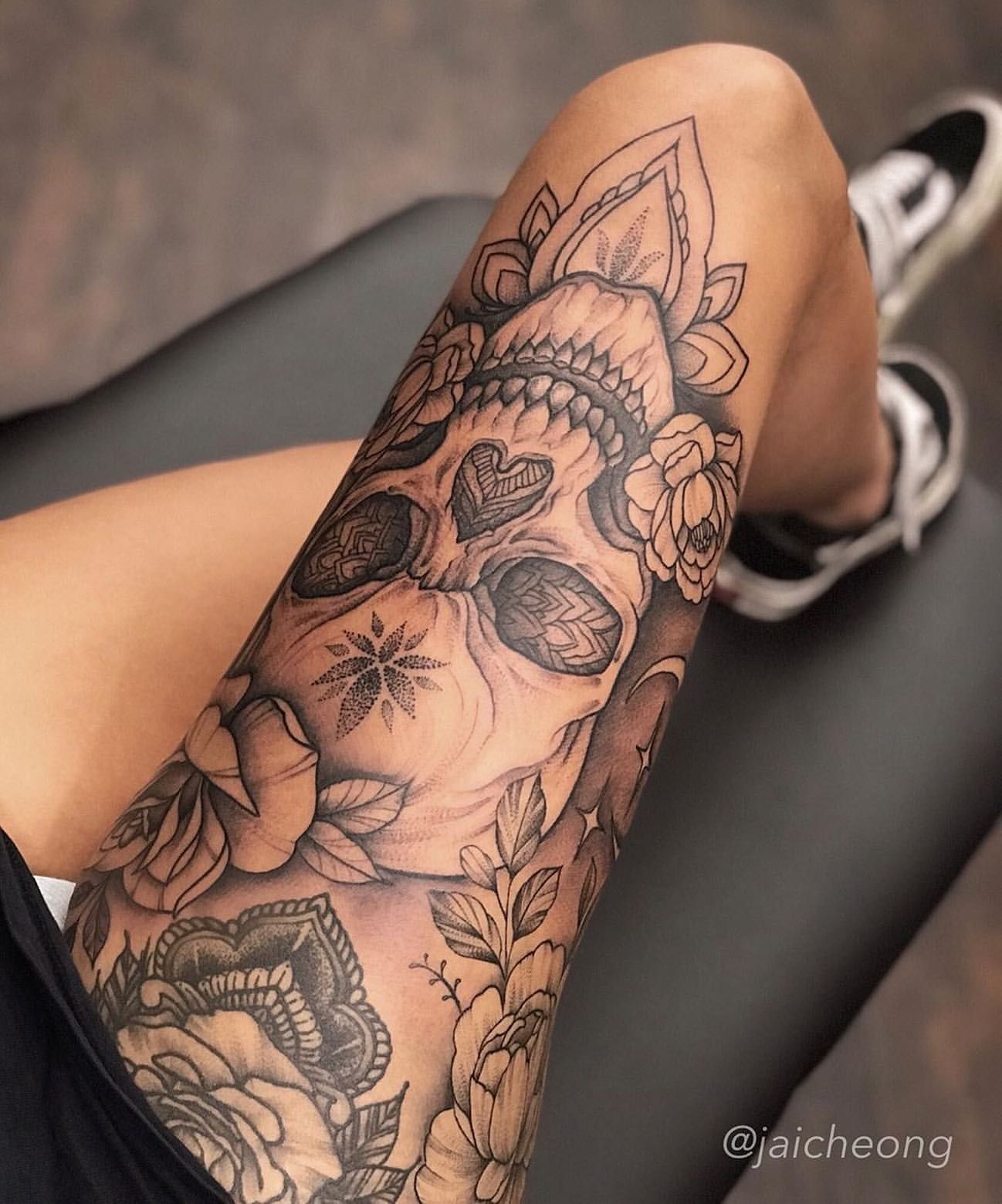 Notitle Skull Sleeve Tattoos Tattoos Sleeve Tattoos For Women