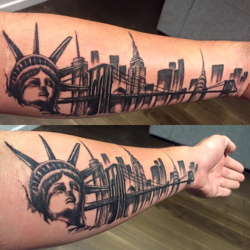 NYC Skyline Tattoo Ideas: Celebrate the City's Energy