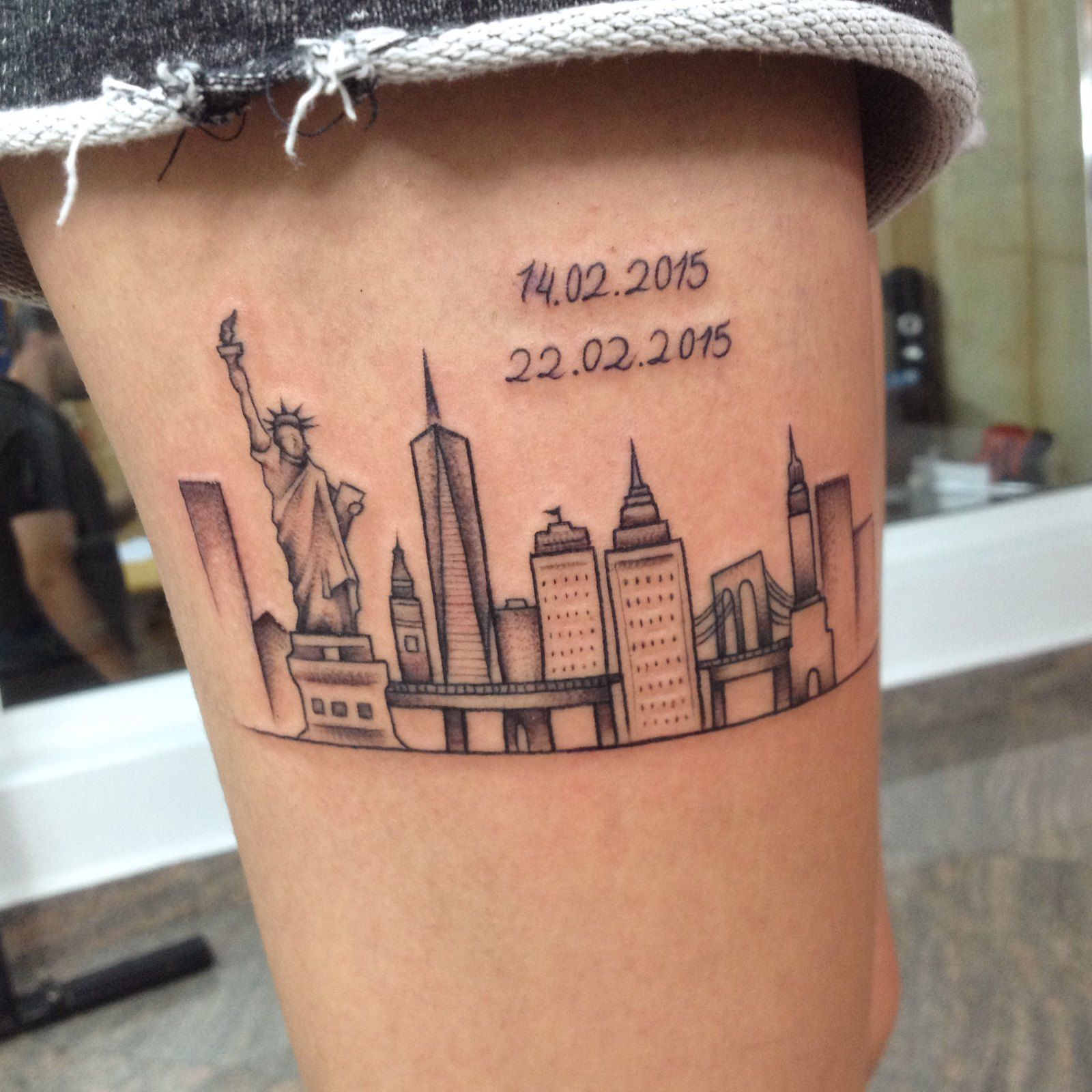 Nyc Skyline Tattoo