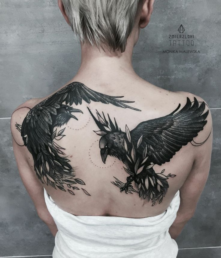 5 Mythical Odin Norse Raven Tattoo Ideas