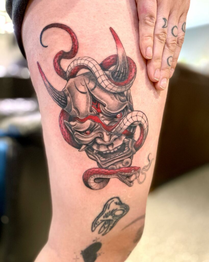 Oni Mask Tattoo Meaning And Symbolism