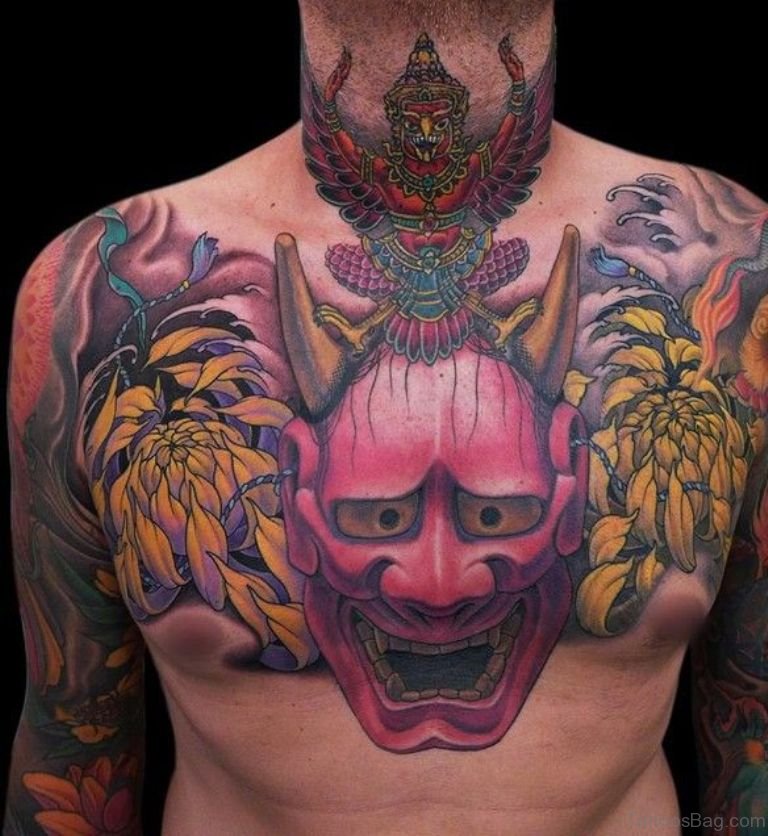 Oni Tattoo Chest