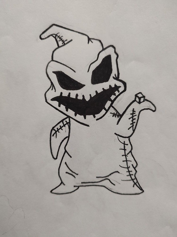 Oogie Boogie Tattoo Stencil: Unleash Your Inner Nightmare