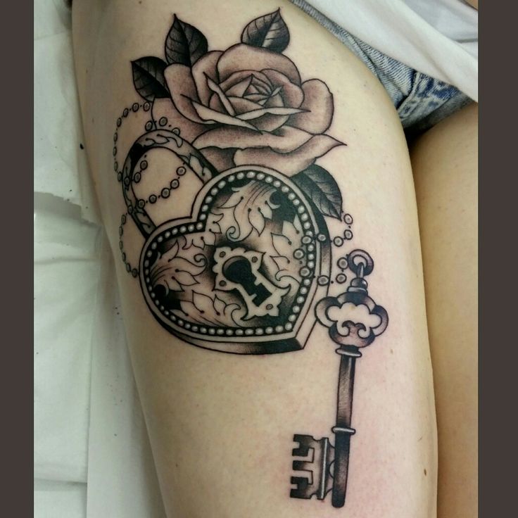 Padlock And Key Tattoo Meaning and Designs