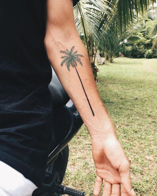 Palm Tree Tattoo on Forearm: Meaning and Inspiration