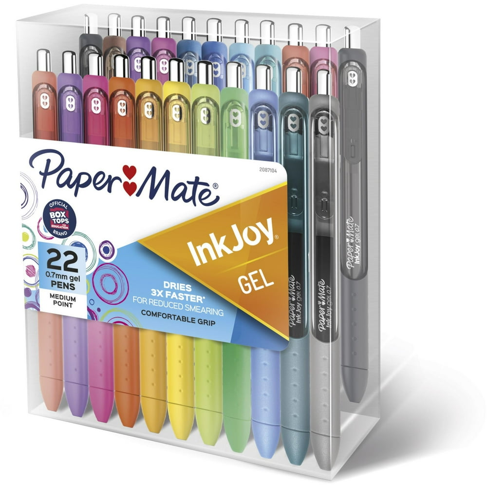 Paper Mate Inkjoy Gel Pens Medium Point 0 7 Mm Assorted Colors 22