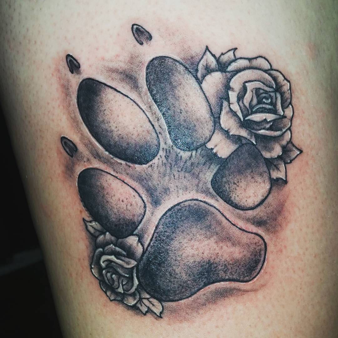 Paw Print Tattoo Ideas Photos