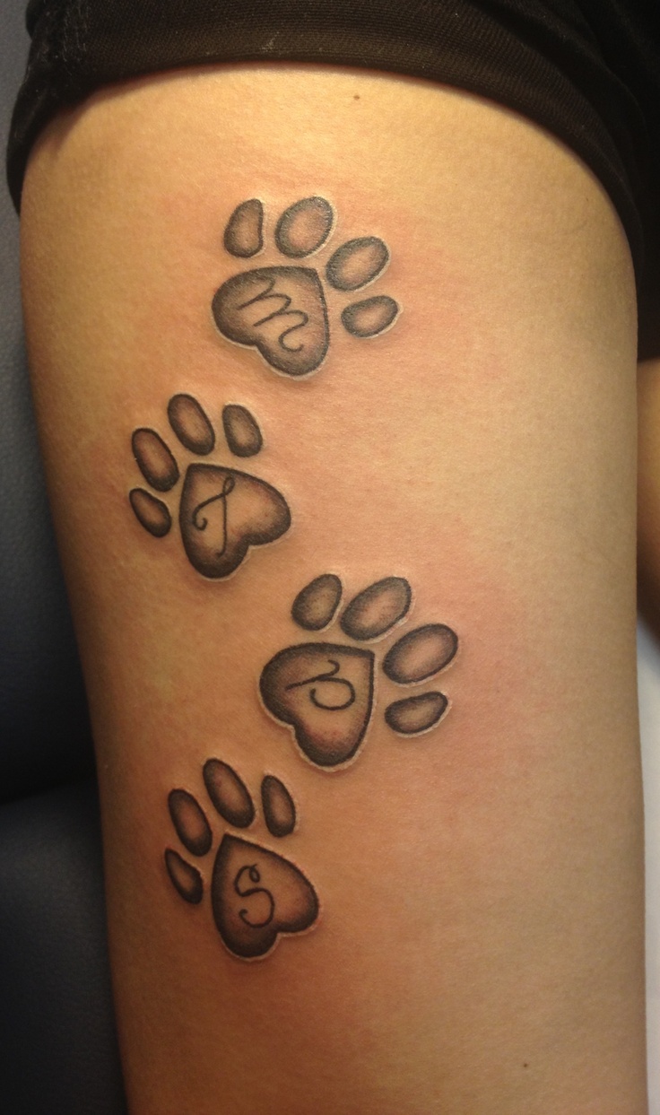 Paw Print Tattoos Tattoo Designs Tattoo Pictures