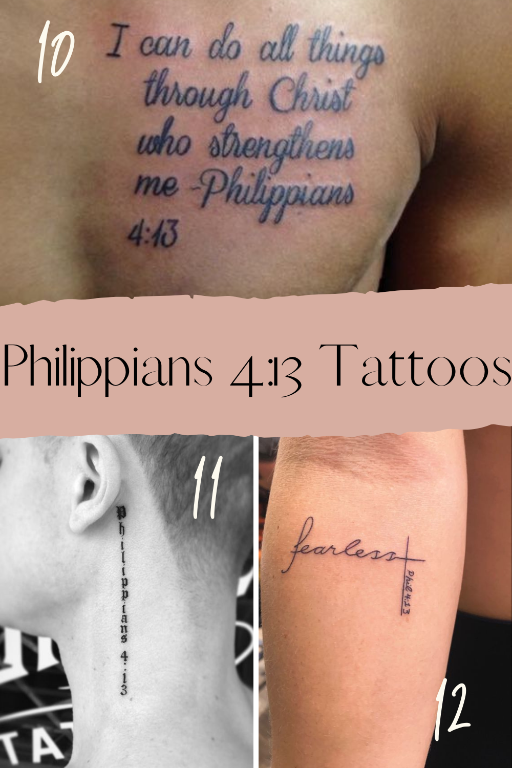 Philippians 4 13 Tattoo Ideas Printable Calendars At A Glance