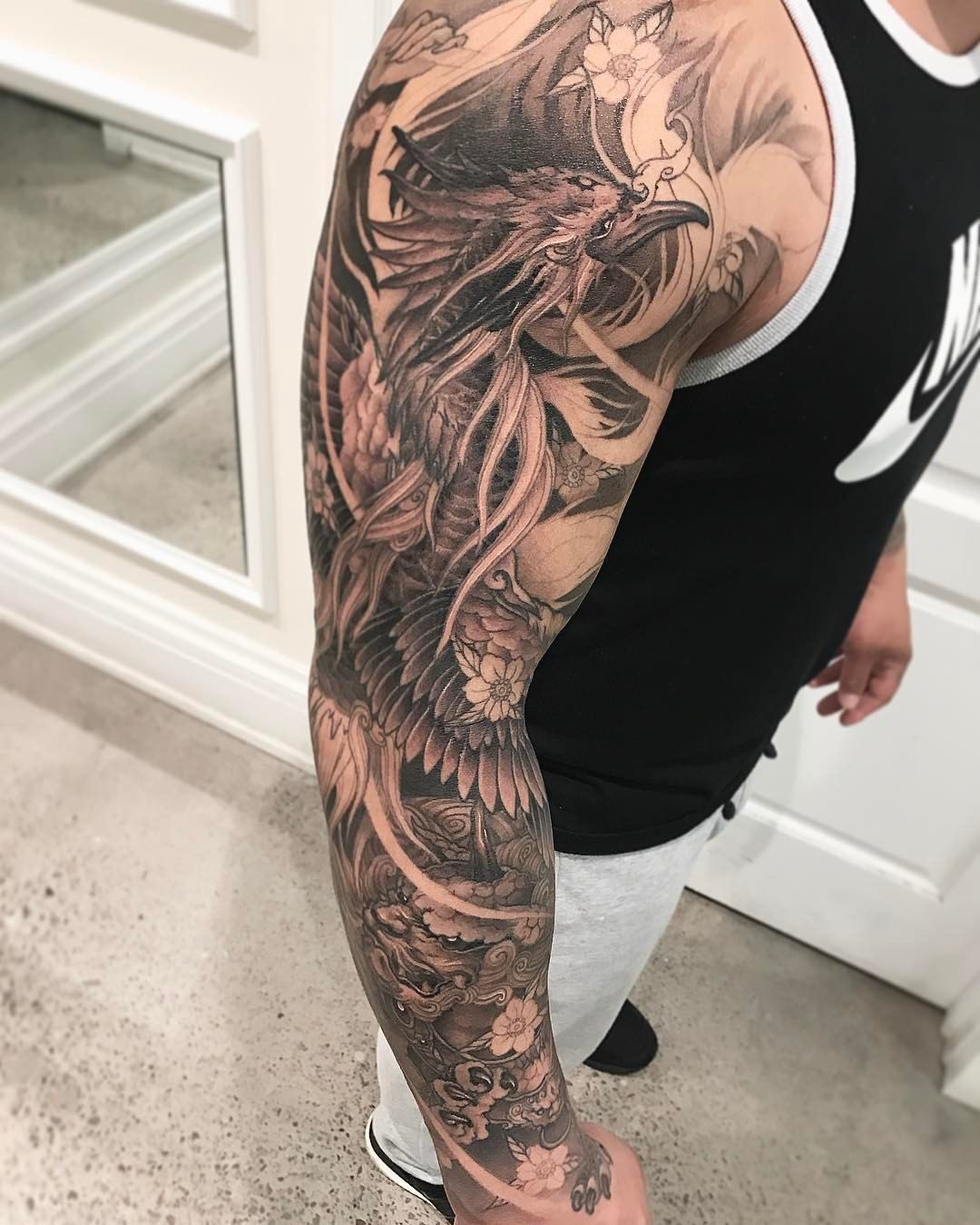 Phoenix Bird Tattoo Sleeve: Unveiling the Myths and Artistry