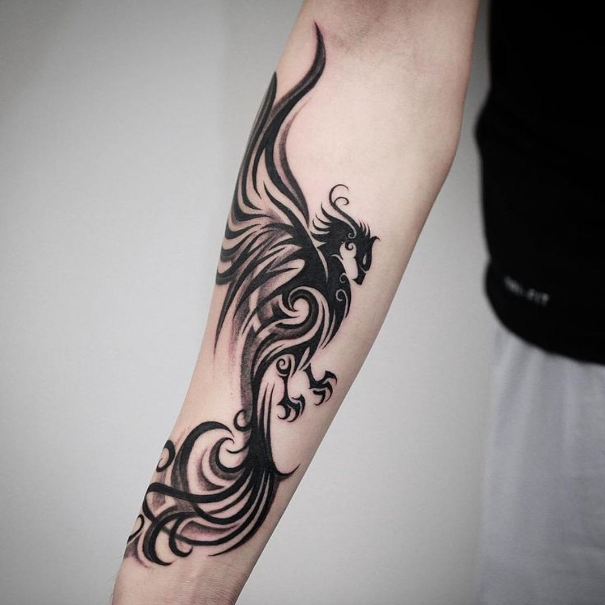 Phoenix Tattoo Drawing For Men Phoenix Feather Tattoos Phoenix Bird