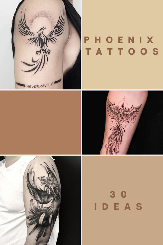 Phoenix Tattoos 30 Irresistable Ideas Top Beauty Magazines