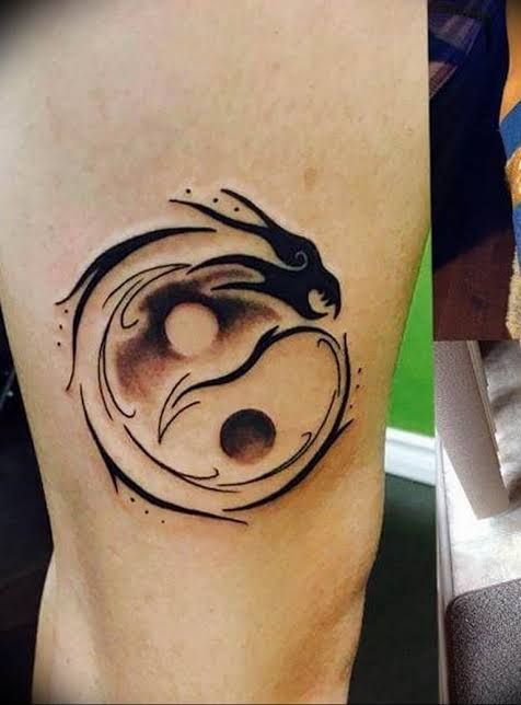 Photo Yin Yang Dragon Tattoo 15 07 2019 008 Yin Yang Dragon Tattoo