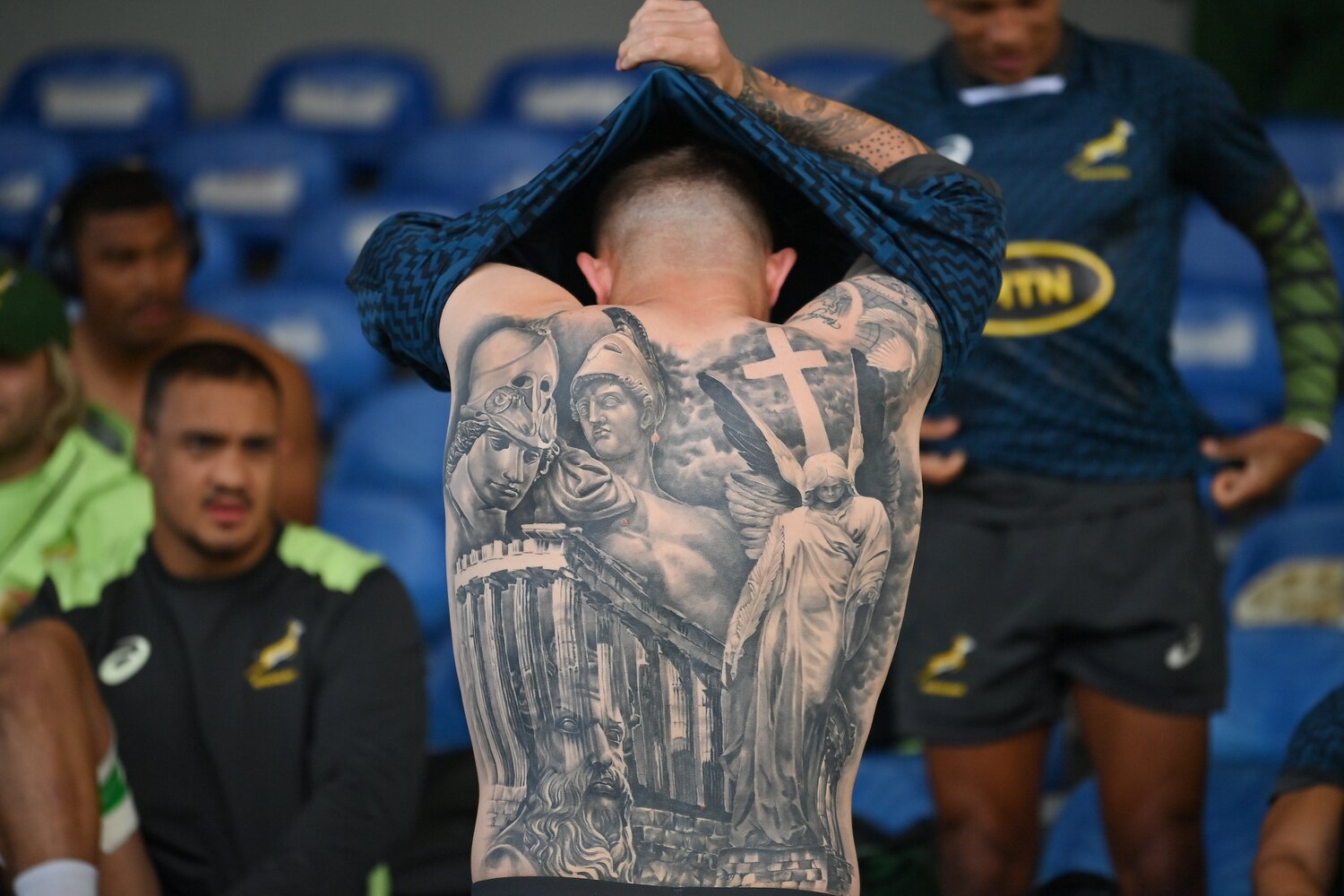 Pictures Is Malcolm Marx Amp 39 S Back Tattoo The Best In The Bok Team