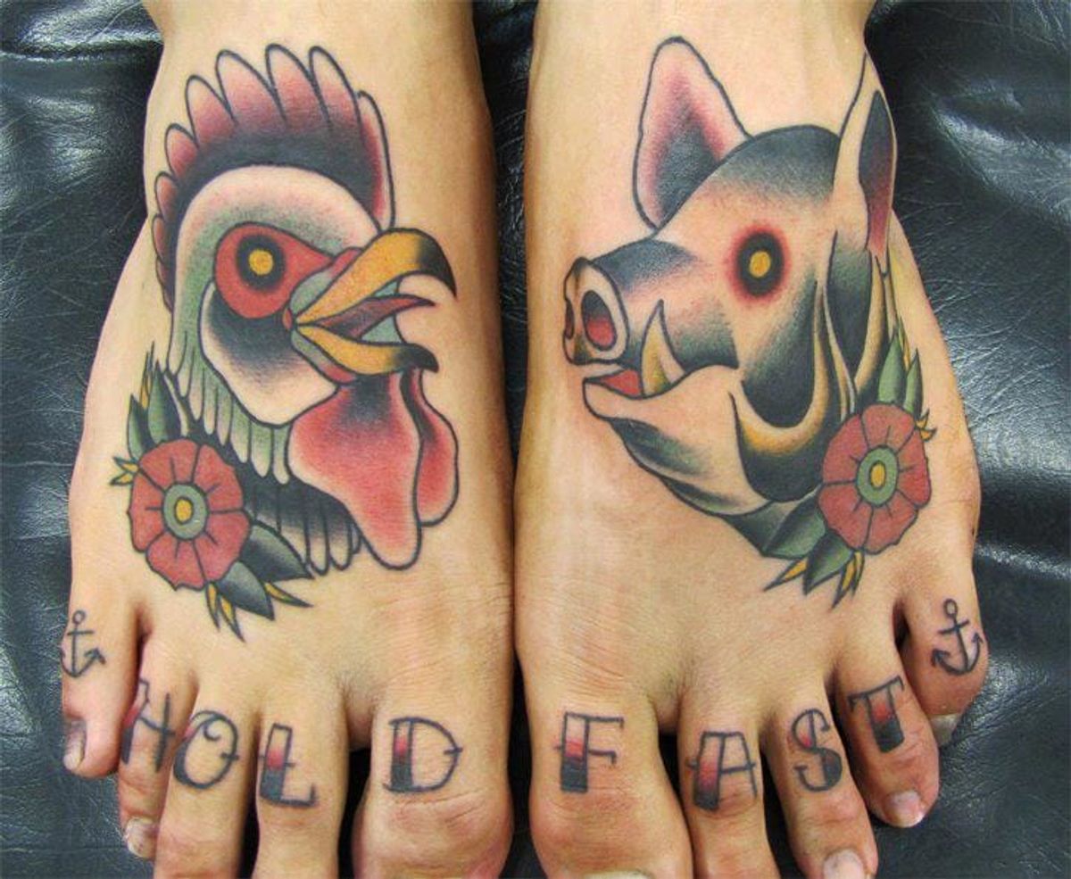 Pig And Rooster Tattoo Picture At Checkoutmyink Com Picture Tattoos