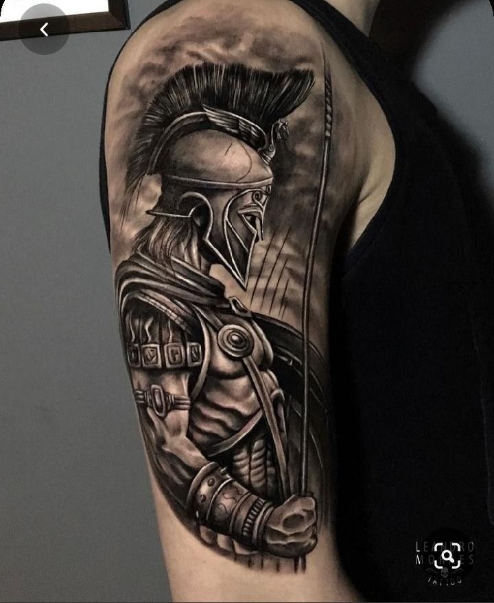 Pin By Ivan Santana On Tatuagem Spartan Tattoo Gladiator Tattoo Warrior Tattoos