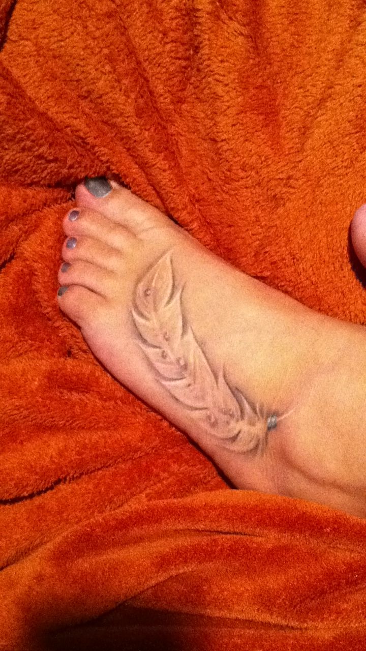 Pin By Kylee Johnson On My Style Feather Tattoo Foot Think Tattoo