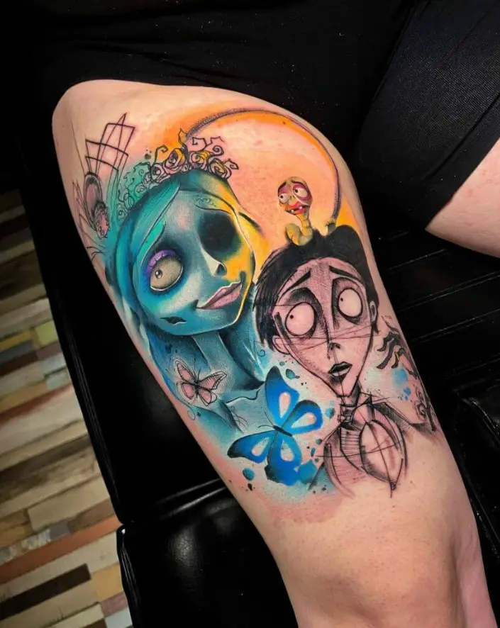 Pin By On Tattoo Pictures Tim Burton Tattoo Nightmare