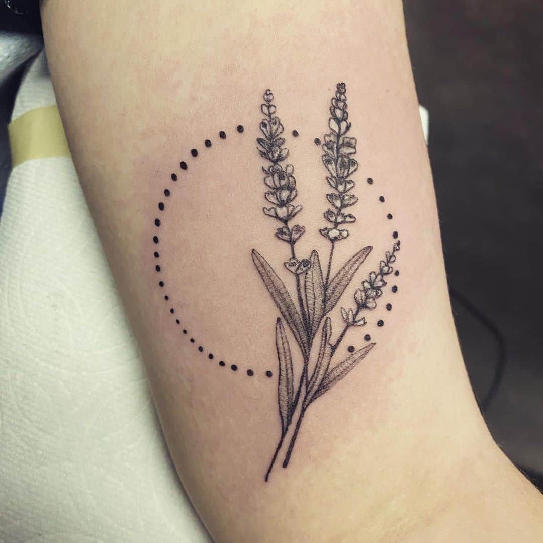 Pin By Sundry Society On Tattoo Pictures Lavender Tattoo Flower