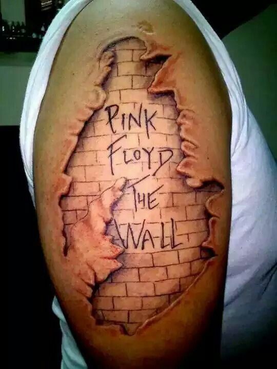 Pink Floyd Tattoos The Wall