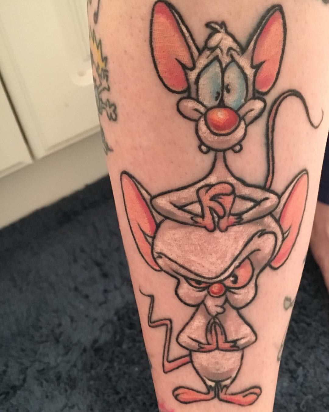 5 Creative Pinky and The Brain Tattoo Ideas