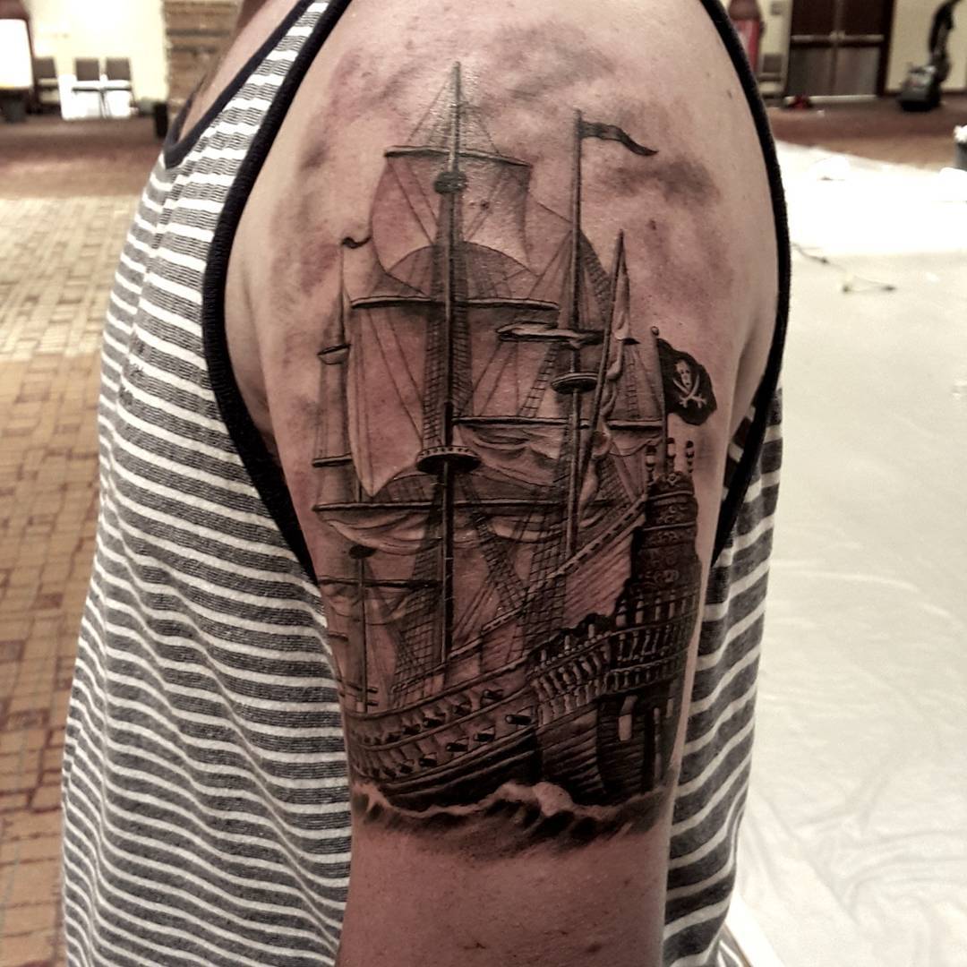 Pirate Ship Tattoos