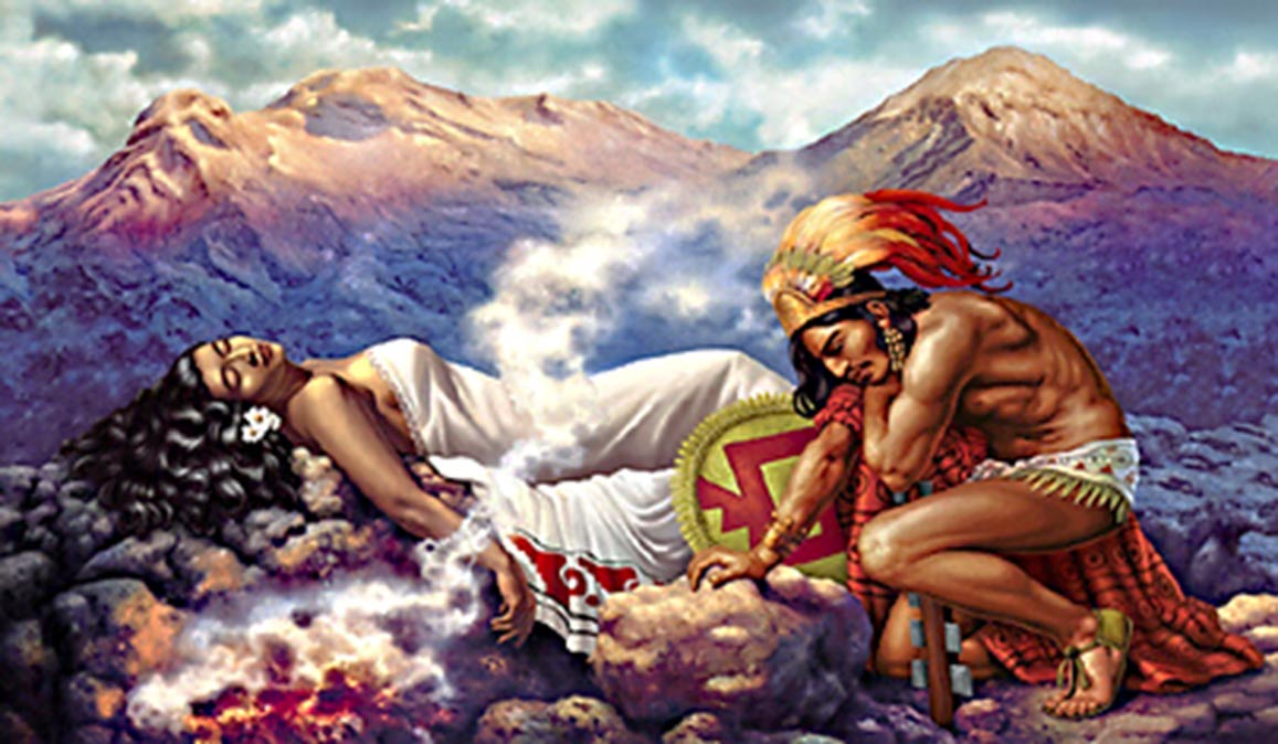 Popocat Petl And Iztacc Huatl A Tragic Aztec Love Story Hubpages