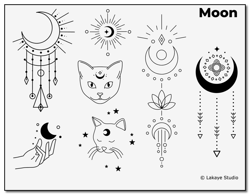 Printable Beginner Tattoo Stencils